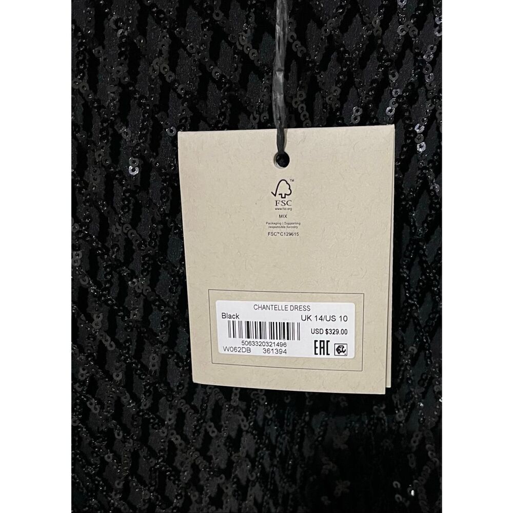 AllSaints Womens Chantelle Dress -10 - Picture 6 of 9